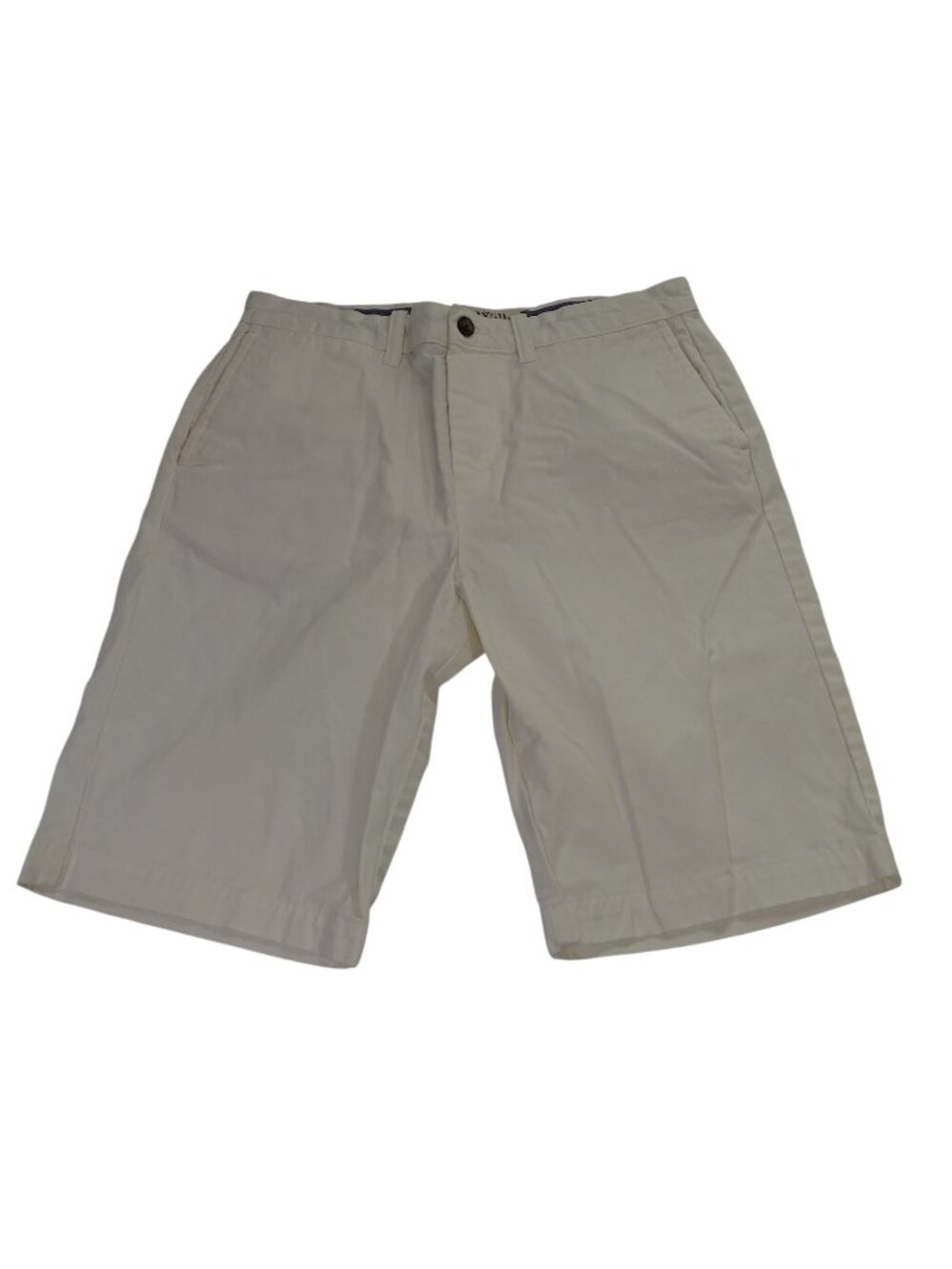 Jack Wills Men Ivory Cotton Chino Shorts Size 34 Bermuda Casual Golf Preppy